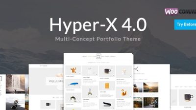 HyperX v4.9.9.1 – Responsive WordPress Portfolio Theme