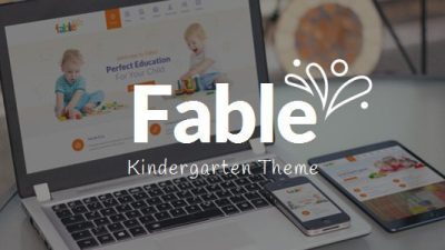 Fable v.3.8 – Children Kindergarten WordPress Theme Download