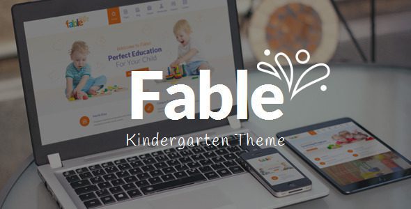 Fable v.3.8 – Children Kindergarten WordPress Theme Download