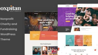 Oxpitan – Nonprofit Charity WordPress Theme v.1.0.2 Download