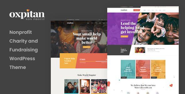 Oxpitan – Nonprofit Charity WordPress Theme v.1.0.2 Download