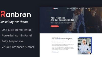 Ranbron v.2.5 – Business and Consulting WordPress Theme Download