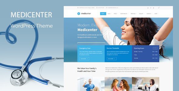 MediCenter v.12.9 – Health Medical Clinic WordPress Theme Download