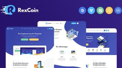 RexCoin – A Multi-Purpose Cryptocurrency & Coin ICO WordPress Theme v1.2.1 Download