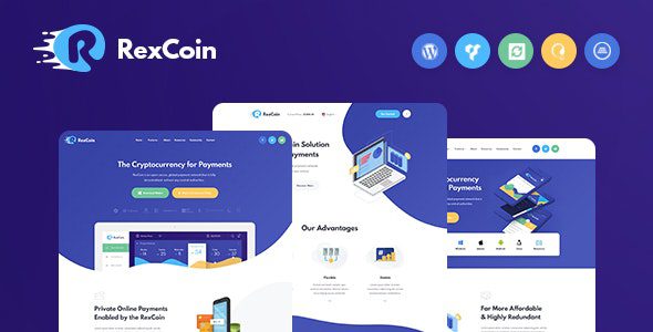 RexCoin – A Multi-Purpose Cryptocurrency & Coin ICO WordPress Theme v1.2.1 Download