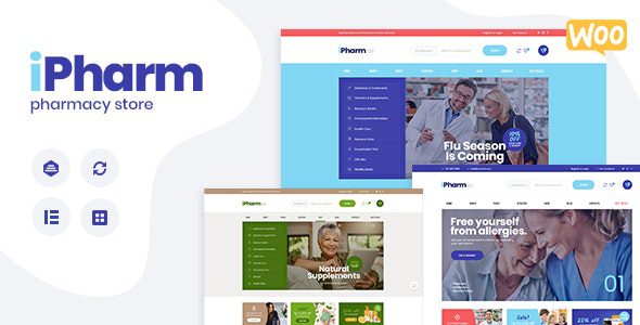 IPharm – Online Pharmacy & Medical WordPress Theme v1.0.1 Download