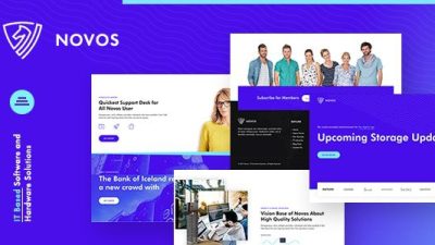 Novos – IT Company & Digital Solutions WordPress Theme v1.0.0 Download
