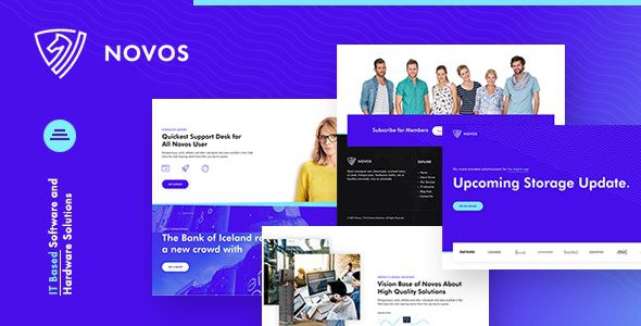Novos – IT Company & Digital Solutions WordPress Theme v1.0.0 Download