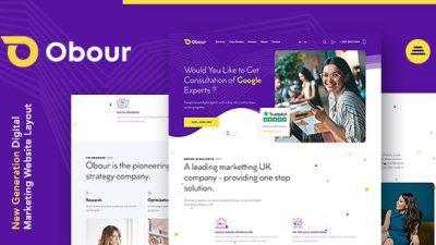 Obour – Digital Marketing Agency WordPress Theme v1.0.0 Download