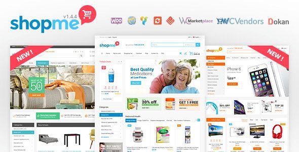ShopMe – Woocommerce WordPress Theme v.1.6.0 Download