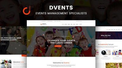 Dvents – Events Management Companies and Agencies WordPress Theme v1.1.8 Download