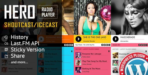 Hero v4.1.3.0 – Shoutcast and Icecast Radio Player With History Download