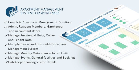 WPAMS – Apartment Management System For WordPress v31.0 Download