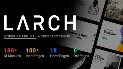 Larch-Responsive-Minimal-Multipurpose-WordPress-Theme-Nulled-Download
