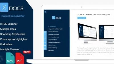 X Docs v1.1.1 WordPress Product Documentation Creator Download