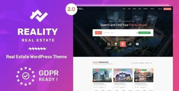 Reality v.2.5.9 – Real Estate WordPress Theme GPL