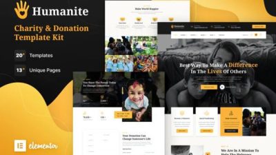 Humanite-Charity&Donation-Elementor-Template-Kit-Nulled-Download