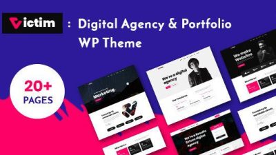 Victim Digital Agency & Portfolio WordPress Theme v1.0.8 Download