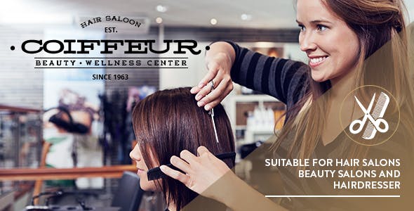 Coiffeur v5.6 – Hair Salon WordPress Theme GPL