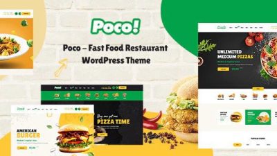 Poco – Fast Food Restaurant WordPress Theme v1.7.0 Download