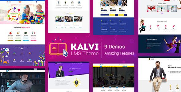 Kalvi v2.8 – LMS Education WordPress Theme Download