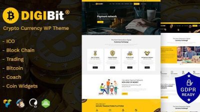 DigiBit v2.0.0 – Cryptocurrency Mining WordPress Theme Free Download