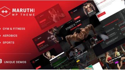 Maruthi v2.4 – Fitness Gym Trainer WordPress Theme Download