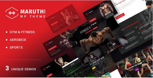 Maruthi v2.4 – Fitness Gym Trainer WordPress Theme Download