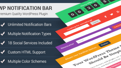 WP Notification Bar Pro Nulled v1.2.0