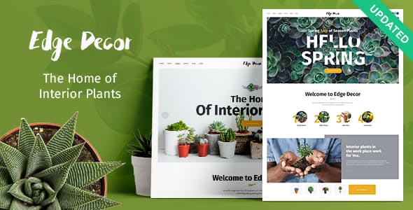 Edge Decor | A Modern Gardening & Landscaping WordPress Theme v1.2.1 Download