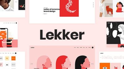 Lekker v1.1 – Portfolio WordPress Theme Download