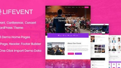 Lifevent – Conference WordPress Theme v.1.0.4 Download