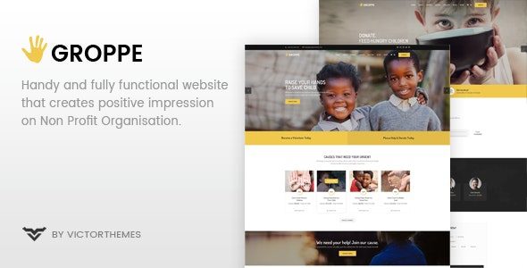 Groppe – Nonprofit WordPress Theme v.2.7.1 Download