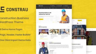 Constrau v1.1.9 – Construction Business WordPress Theme Download