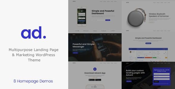 Advent v1.3.6 – Digital Marketing WordPress Theme Download