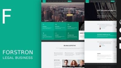 Forstron v1.9.5 – Legal Business WordPress Theme