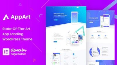 AppArt - 适用于应用程序、SaaS 和软件的创意 WordPress 主题