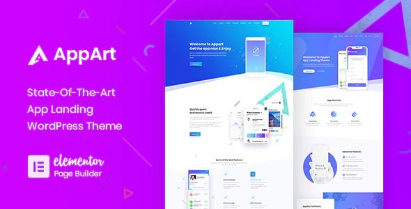 AppArt - 适用于应用程序、SaaS 和软件的创意 WordPress 主题