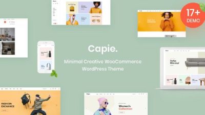Capie – Minimal Creative WooCommerce WordPress Theme v.1.0.20 Download