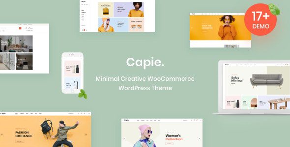 Capie – Minimal Creative WooCommerce WordPress Theme v.1.0.20 Download