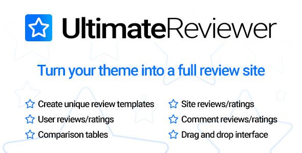 Ultimate Reviewer v2.8.1 – Elementor & WPBakery Page Builder Addon Download