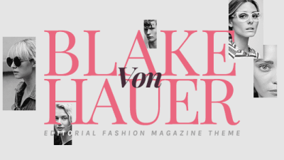 Blake von Hauer – Editorial Fashion Magazine Theme v6.0 Free Download