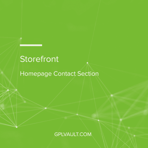 Storefront Homepage Contact Section Add-On 破解版下载