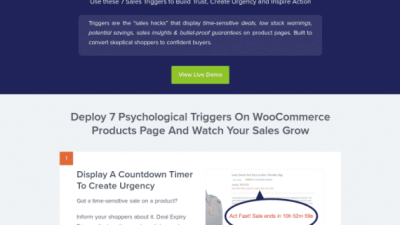 XL WooCommerce Sales Triggers 破解版下载