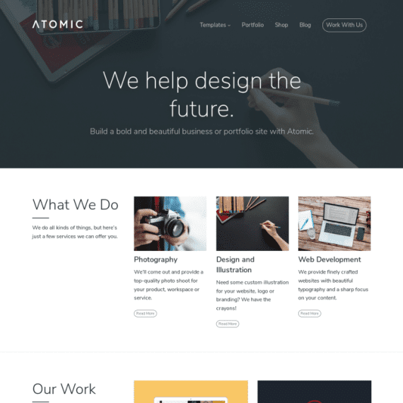 Array Themes Atomic WordPress Theme 破解版下载