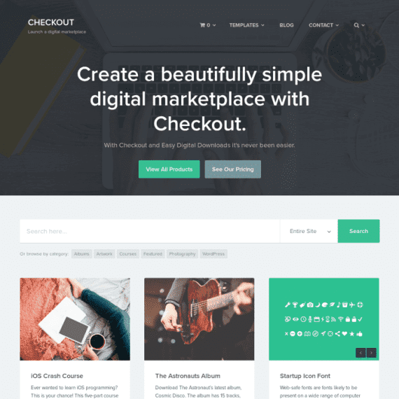 Array Themes Checkout WordPress Theme 破解版下载