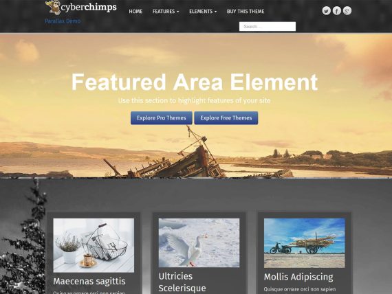 CyberChimps – Parallax Pro 破解版下载