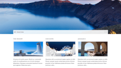 CSS Igniter Aegean Resort Hotel WordPress Theme 破解版下载
