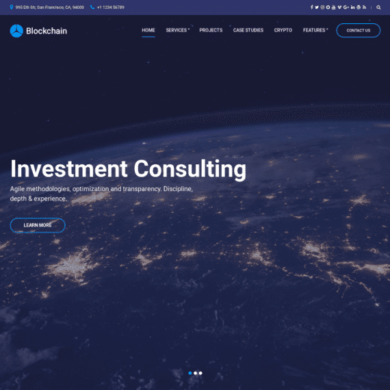CSS Igniter Blockchain WordPress Theme 破解版下载