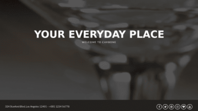 CSS Igniter Carbone Restaurant WordPress Theme 破解版下载
